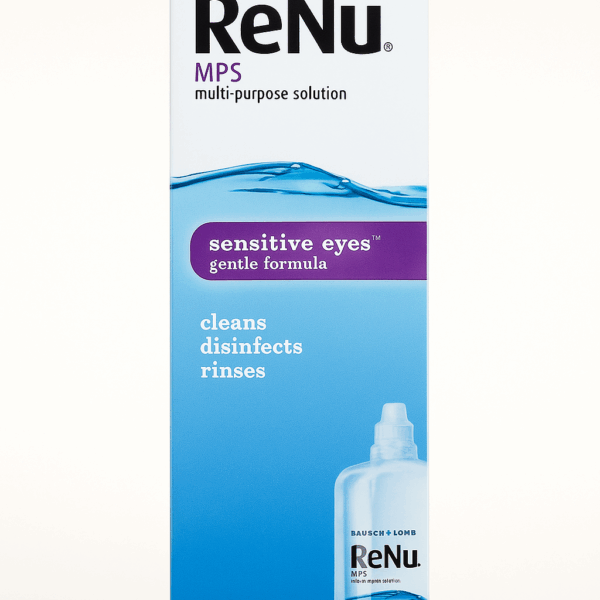 ReNu MPS Multi-Purpose Solution for Sensitive Eyes – 240ml | Bausch + Lomb Contact Lens Cleaner
