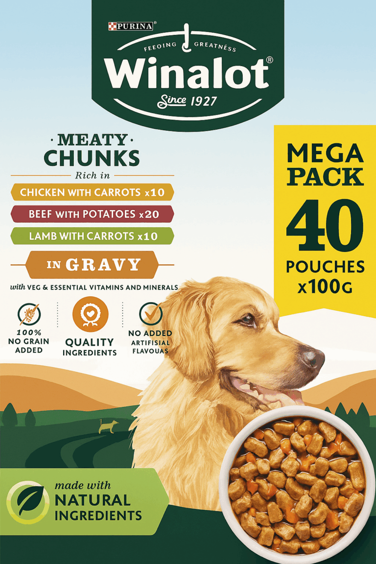 Meaty chunks dog food