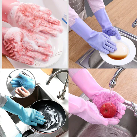 Silicon Dishwashing Gloves