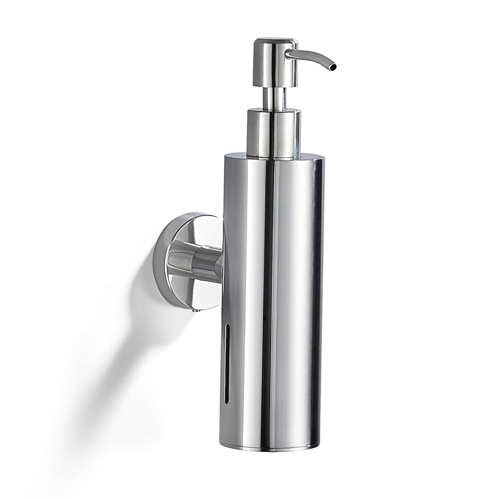 Wall mounted soap dispenser