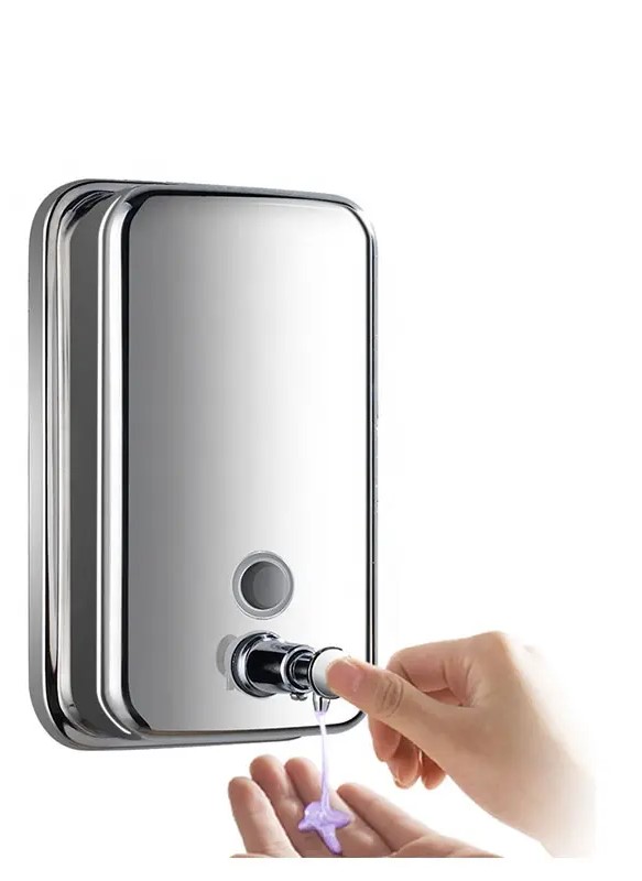 stainless steel soap dispenser