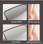 foot callus remover wet use in shower – waterproof electric foot file for gentle exfoliation
