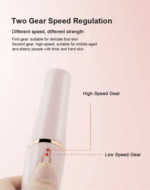 foot callus remover roller head close up – rotating electric foot file for dead skin removal