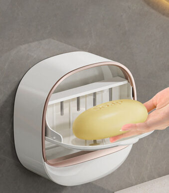 Luxury Soap Holder with Drain Tray