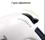 hand mixer beating eggs in glass bowl – electric egg beater in action mixing batter