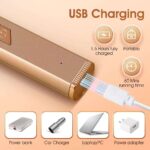 Precision eyebrow shaping with 3-in-1 electric facial trimmer for women on clean eyebrows