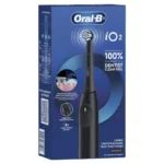 Oral-B iO Series iO2 electric toothbrush handle in night black color