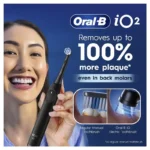 Oral-B iO2 toothbrush handle night black electric