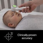 Braun non-contact thermometer for indoor use with rechargeable batteries