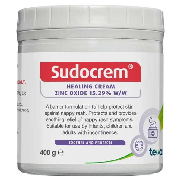 Sudocrem Baby Cream Healing Cream 400g for nappy rash treatment and skin protection
