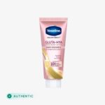 Vaseline Healthy Bright Gluta-Hya Serum Burst Lotion 330ml for dewy radiance
